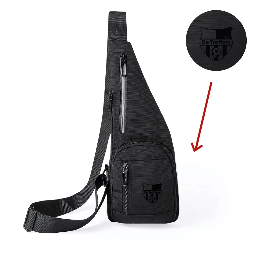 De Treffers Crossbody Tas - Detreffers merchandise fanstoremerchandise schoudertas zwart ton sur ton 1 - 01928 (1)
